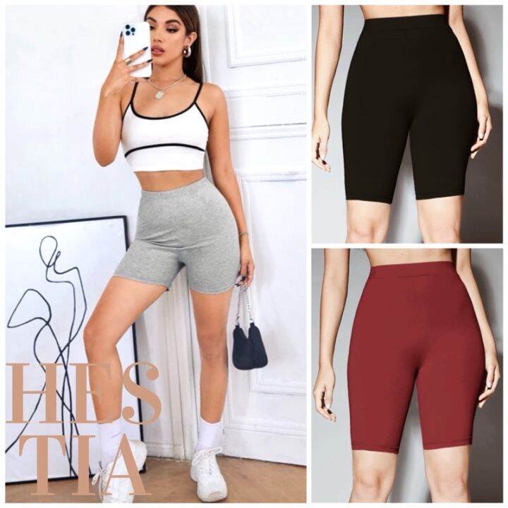 biker shorts cotton spandex Lazada PH