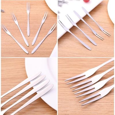 High-quality Stainless Steel Cutlery Dessert Cake Fork Creative Fruit Sign