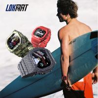 ✠ↂ■ lokmat ocean นาฬิกาข้อมือ smart watch หน้าจอสัมผัส ip 68 กันน้ำ วัดอัตราการเต้นหัวใจ