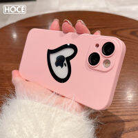 HOCE Fashion Love Heart เคสโทรศัพท์เคสสำหรับไอโฟน14 13 12 11 Pro Max14 Plus พร้อมอุปกรณ์ป้องกันเลนส์ PC ฝาครอบกันกระแทก