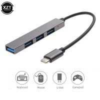 USB C HUB 4พอร์ต Type C ไปยัง USB 2.0 Splitter สายอะแดปเตอร์ตัวแปลง USB สำหรับ Macbook Pro Imac PC อุปกรณ์เสริมโน้ตบุ๊คแล็ปท็อป