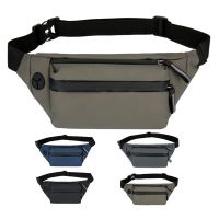 Mens Breast Package Waterproof Outdoor Sports Bum Bag Oxford Pouch Travel Waist Bag Fanny Belt Pack Male Crossbody Chest Bags Running Belt