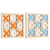 Kids Chess Toy Tic-Tac-Toe Multifunctional Table Game Best Gift Chess Game