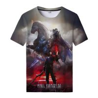 2023 Final Fantasy 16 T-Shirt Game 3D Printed Mens Shirts Fashion Summer Round Neck Tops Plus Size Cool Harajuku Clothing