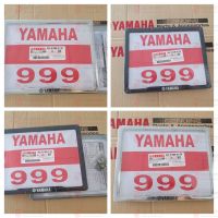 ?โปรแรงประจำเดือน+ กรอบป้ายทะเบียน กรอบป้ายท้าย อลูมิเนียม YAMAHA แท้ (มีให้เลือก 2 สี) เหล็กชุบโครเมี่ยม และดำ ราคาถูก เลขสวย รถมอเตอร์ไซค์ ทะเบียนประมูล เลขมงคล