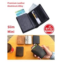 Antitheft Credit Card Holder Note Compartment Smart Wallet Smart Wallet Dom Lelaki RFID Blocking Card Holder Wallet for man Wallet murah Wallet lipat