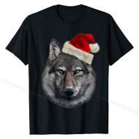 T-Shirt, Timber Wolf in Santa Hat, Every day is Christmas Street Normal Tops &amp; Tees Coupons Cotton Men T Shirts