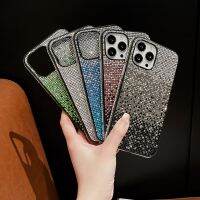 เคสโทรศัพท์ติดเพชรแฟชั่นแวววาวสำหรับ Samsung S22 S23 S21พิเศษบวก S20ปิดคลุมป้องกันการกระแทกแวววาวแข็ง5G