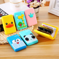 【DT】 hot  Cute Kawaii Cartoon Characters Silicone Bus Card Holder Card / ID Holder Luggage Tag Bank / Bus / Credit Card Cover Wholesale