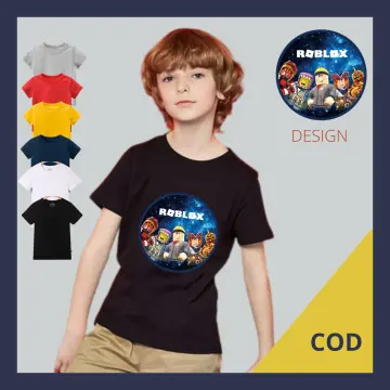 7COLORS ROBLOX GAME GAMER KIDS COTTON TSHIRT UNISEX 1-10 YEARS OLD BOYS  GIRLS BABY TODDLER