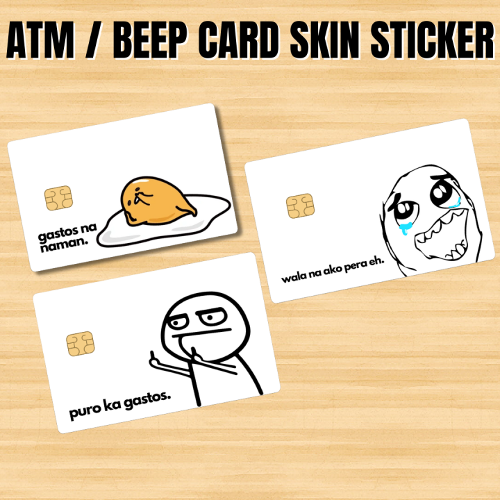ATM CARD BEEP CARD SKIN STICKERS | Lazada PH