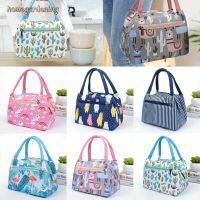 Cartoon Waterproof Bento Zipper Handbag Aluminum Foil Insulated Lunch Bag