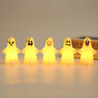 ใหม่ตกแต่งฮาโลวีน Ghost โคมไฟ Luminous Ghost Led ฮาโลวีนอิเล็กทรอนิกส์ Props ขนาดเล็ก Ghost Night Party จี้ Candl