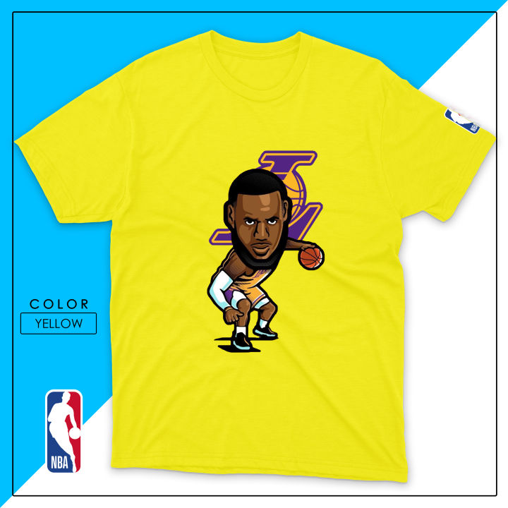 NBA Lebron James Los Angeles Lakers Chibi Design Shirt (NB8) | Lazada PH