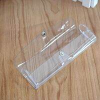 1pc Portable Travel Women Transparent PVC Eye Glasses Box Bag Case Protection Carry Box Eyewear Accessoires