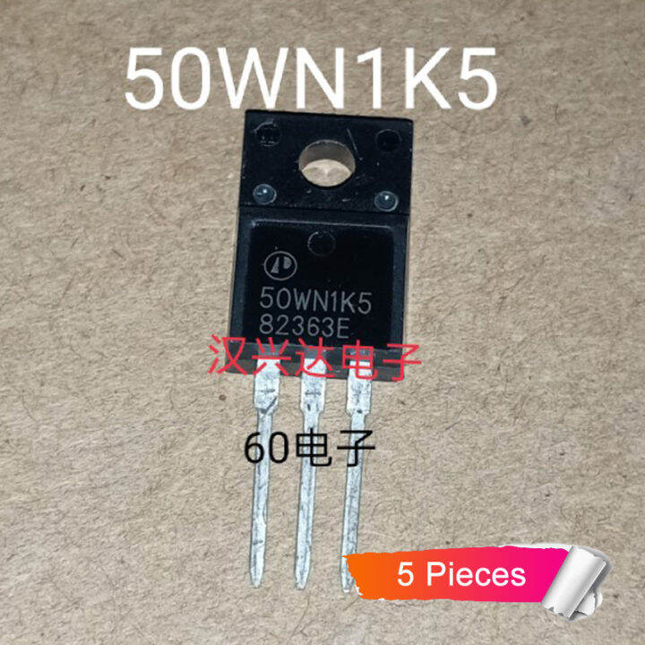 5pcs-50wn1k5-to-220f-ap50wn1k5-ap50wn1k5i-to220f-500v-5a-n-channel-power-mosfet-ทรานซิสเตอร์ใหม่เดิม