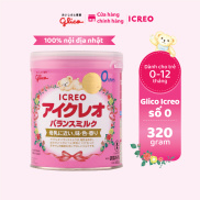 Sữa Glico Icreo Balance Milk số 0 320g dành cho trẻ từ 0-12 tháng