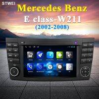 สำหรับ Mercedes Benz E Class W211 2002-2008 Carplay GPS นำทาง DSP วิทยุติดรถยนต์ HD จอแสดงผลมัลติมีเดียหน้าจอ BT