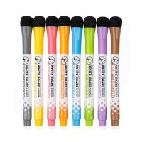 8Ps แม่เหล็กแห้ง Erasable Marker ต่ำกลิ่นไวท์บอร์ดเครื่องหมาย W3JD