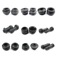 【cw】 Pack of 2pcs Brake and Lower Caliper Shock Absorber Sleeve Dust Cover Rubber Disc Caps