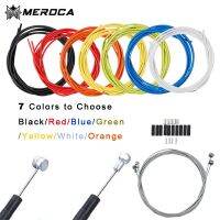 MEROCA เบรค Shift Cable Kit 2M 2.5M จักรยานพับคุณภาพสูง V สายเบรค Tube Line Housing Group ชุดสำหรับ BMX MTB จักรยานอะไหล่