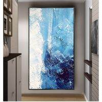 Modern Abstract Oil Canvas Art-การตกแต่งผนังที่สวยงามเป็นพิเศษสำหรับห้องนั่งเล่นห้องนอนสำนักงาน-เหมาะสำหรับ Coffeehouse Backg-ขนาดใหญ่