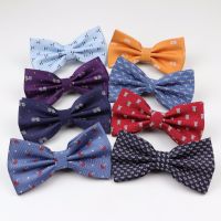 {EDDLYT}ผู้ชาย39; S แฟชั่น Bowties เจ้าบ่าวปกติทาสีผ้าผูกคอผีเสื้อ G Ravata ผู้หญิงร่มรถปลาเครื่องบินจักรยานแต่งงานโบว์ผูก