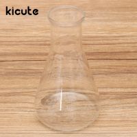 【Factory-direct】 Toseef Kicute 1ชิ้น50มิลลิลิตรใสวิทยาศาสตร์กระจกใส Erlenmeyer ขวด Lab การเรียนการสอนอุปทานเครื่องแก้วเครื่องมืออุปกรณ์ห้องปฏิบัติการ