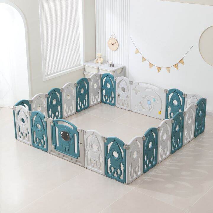 Baby Indoor Playpen Baby Crawling Guardrail Safety Foldable Playpen