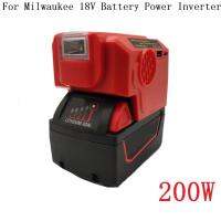 สำหรับแบตเตอรี่ Milwaukee DC/18 20V เป็น AC/110/200V USB เครื่องแปลงไฟ + Type C