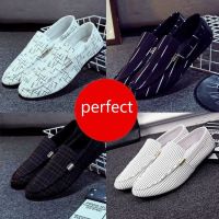 COD DSFGREYTRUYTU Mens loafers breathable Doudou shoes all kinds of casual shoes canvas