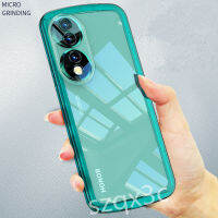 เคสสมาร์ทโฟนสินค้าพร้อมส่งสำหรับ Huawei Nova Y91 11 Pro 11i Honor 90 Pro 5G 2023เคสนิ่มปกป้องเลนส์สีลูกอมซิลิโคนใสฝาหลัง TPU HONOR90ปลอกอ่อน