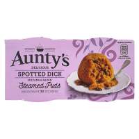 Auntys - Spotted dick puds 95gx2