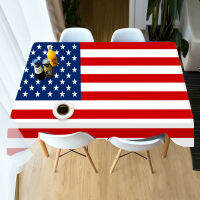 Vintage Velvet Hemp National Flag Tablecloth Color Fading Treatment Rectangular Coffee Table Decoration Item Dropshipping Center