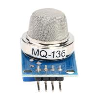 เซนเซอร์ตรวจจับไฮโดรเจนซัลไฟด์แบบ MQ-136ก๊าซอันตราย LM393โมดูลตรวจจับ AC 5V สำหรับแก๊สปิโตรเลียมเหลวบิวเทน