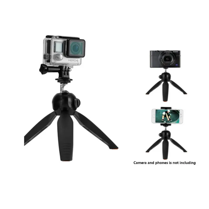 yunteng-กล้องจิ๋วเลนส์เดียวติดเซลฟี่่บลูทูธขนาดเล็กพร้อมขาตั้งสามขาสำหรับ-xiaomi-โทรศัพท์-gopro-xiaomi-iphone-6-6s-7กล้องถ่ายรูปซัมซุง