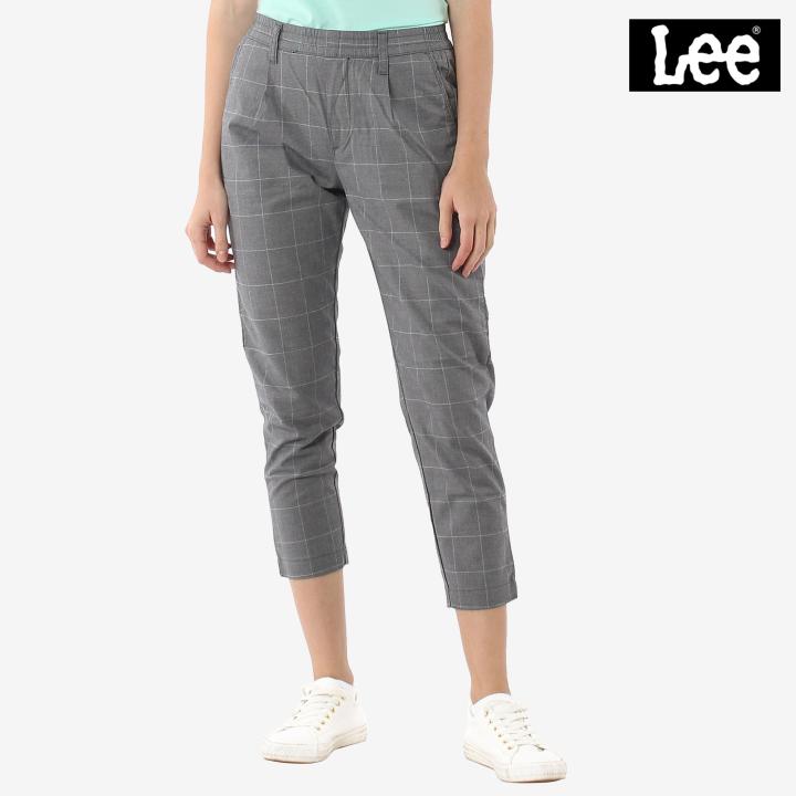 Buy LEE COOPER Solid Regular Fit Cotton Womens Trousers  Shoppers Stop