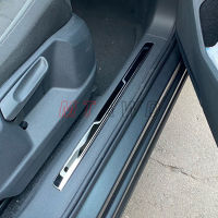 For Volkswagen VW Tiguan 2017- Accessory Stainless Outside Inside Car Door Sill Kick Scuff Plate Guard Pedal Protector Cover