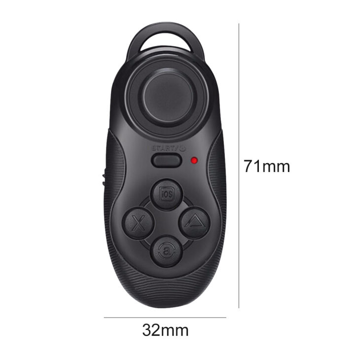 mini-bluetooth-gamepad-wireless-v4-0-vr-controller-remote-pad-gamepad-rechargeable-vr-vidoe-game-selfie-flip-e-book-ppt-mouse
