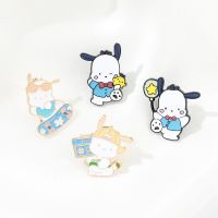 Cartoon Anime Cross Dressing Brooch Cute Pachacco Clothes Bag Decoration Badge Kawaii Accessories Birthday Present Jewelry Fashion Brooches Pins