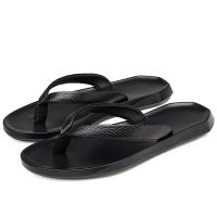 20212021 Mens Slippers High Quality Summer Beach Flip Flops Soft Male Comfortable Slides Real Leather Light Outdoor Shoes