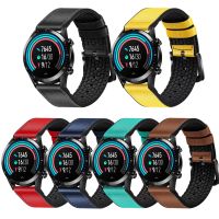 ✷△۩ 22mm Leather Wristband For Samsung Galaxy Watch Strap For Garmin Vivoactive / Amazfit GTR / Huawei Watch 2 / Amazfit GT 22mm Lug