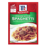 Spaghetti Sauce Itatian McCormick 42 G (PACK 3)