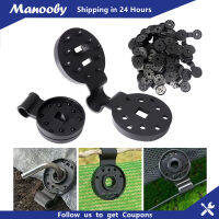 Manooby 50/100ชิ้นคลิปผ้าเฉดสีที่หนีบผ้าร่มเงาสำหรับตาข่ายคลุมกันแดดผ้าในสวนหลังบ้านเรือนกระจก