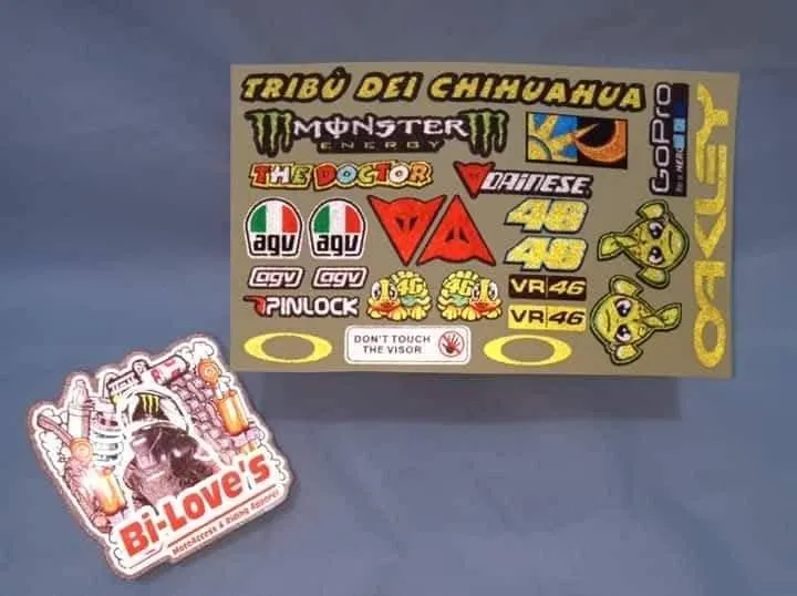 AGV REFLECTORIZED HELMET VISOR STICKER Lazada PH