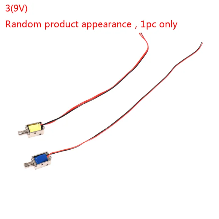 Solenoïde Linéaire Mini Push-pull 3V/5V/6V/9V/12V DC - Électro-aimant Compact Pour Projets Arduino/Robotics