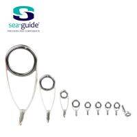 SeaGuide 8.6g 9g LS Ring Stainless Steel 9pcs Set Guide Spinning Guide Rod Building component Repair fishing pole DIY Accessory