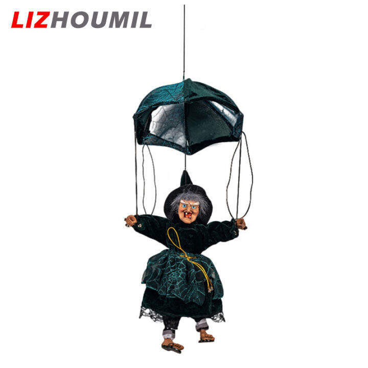 lizhoumil-อุปกรณ์ตกแต่งแม่มดสำหรับวันฮาโลวีน-มีดวงตาสว่างฟังก์ชันเปิดใช้งานเสียงอุปกรณ์ปาร์ตี้สำหรับตกแต่งของตกแต่งในบ้านฮาโลวีนหลอน