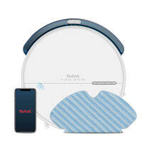 TEFAL หุ่นยนต์ดูดฝุ่นอัตโนมัติ X-plorer Serie 60 รุ่น RG7447WH ระบบทำความสะอาดแบบ 4 IN 1หมดห่วงเรื่องฝุ่นสะสมใต้เฟอร์นิเจอร์ไปได้เลย! รับประกัน 2 ปี