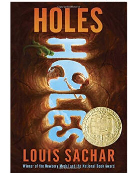 English original holes hole 1999 Newbury Gold Award original novel with unique hole